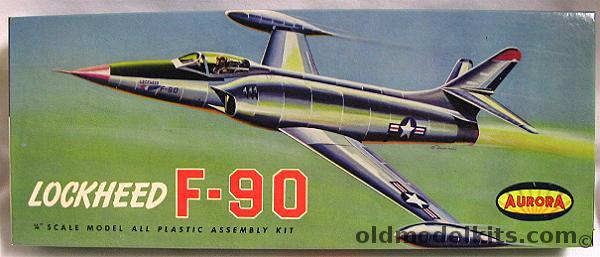 Aurora 1/48 Lockheed F-90 Fighter, 33-130 plastic model kit